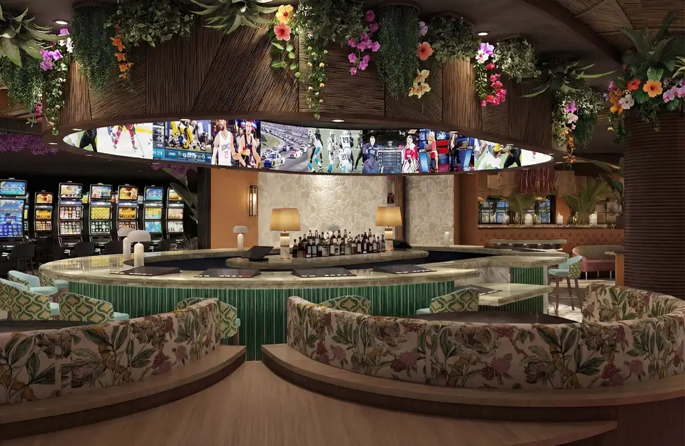 Design rendering of the agave bar